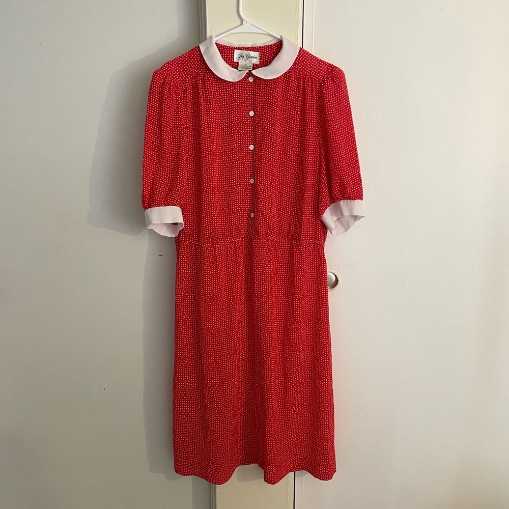 Joy Gordon Vintage Red Dress Size16